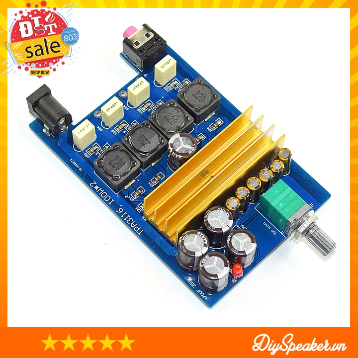 Mạch khuếch đại âm thanh classD TPA3116 2x100W TPA3116D2 - Phiên bản mới