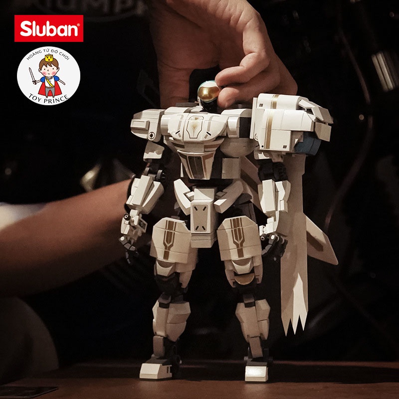 ĐỒ CHƠI LẮP RÁP PHÁT TRIỂN TRÍ TUỆ MÔ HÌNH NHÂN VẬT ARTHUR CỦA ROM TRONG GAME SUPER MECHA CHAMPIONS BANG BANG B1115