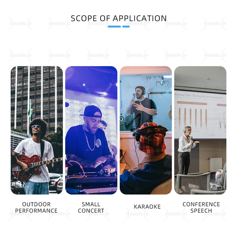 Ultra Thiết Bị Khuếch Đại Âm Thanh Mini 4 / 8 Kênh Chuyên Dụng Cho Tai Nghe