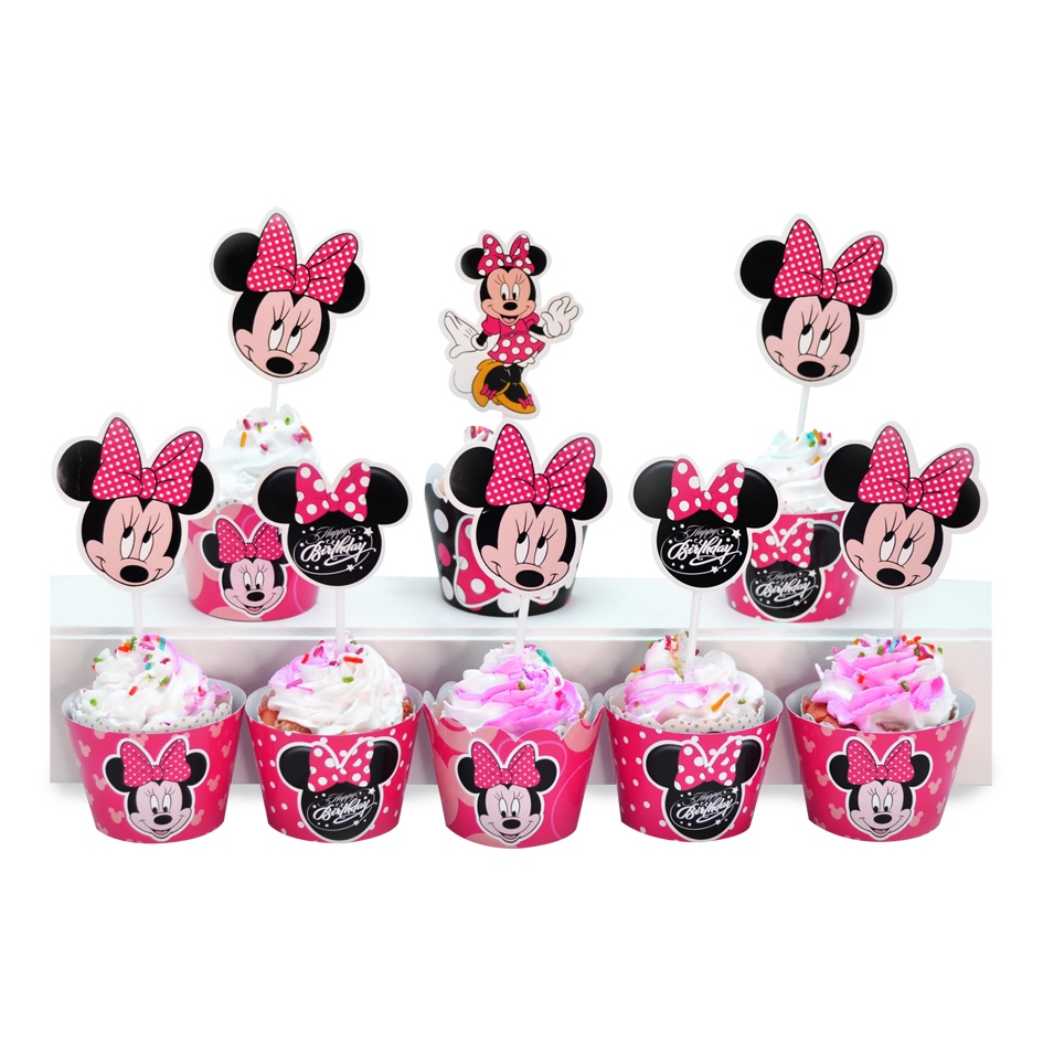 TEM + LÓT QUẤN BÁNH CUPCAKE CHỦ ĐỀ