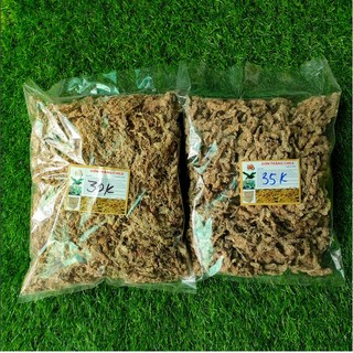 Rêu trắng ChiLe - Rêu sâu con nhỏ Giá thể giữ ẩm tuyệt vời cho phong lan, gói 100g