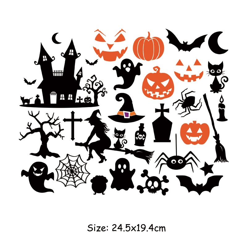 Miếng Dán Trang Trí Quần Áo Tự Làm Hình Ropa Ropa Halloween Tùy Chỉnh Mới