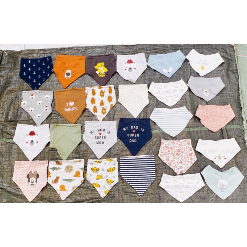 Yếm bé trai bé gái 🎀Yếm 2 lớp- Hàng xuất dư🎀 Yếm trẻ em size 0-4y