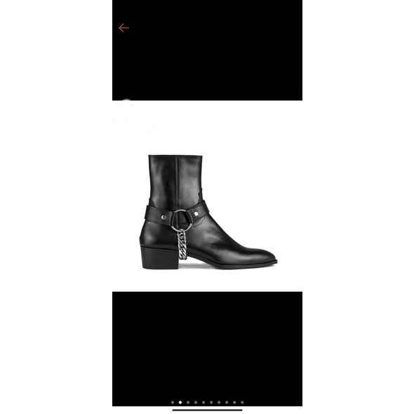 ZIPBOOT of StrapsBoot 4cm  Da Bò Cao Cấp