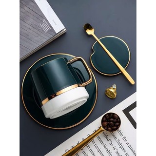 Bộ ly sứ, ca sứ cao cấp siêu xinh cho văn phòng