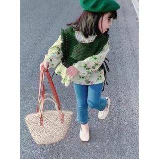 Quần ống loe dễ thương cho bé