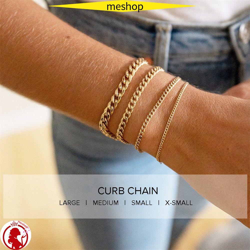 Vòng Đeo Tay Bằng Thép Không Gỉ 18K 4 / 6 / 8MM Đơn Giản Dành Cho Nam Và Nữ|Mạ