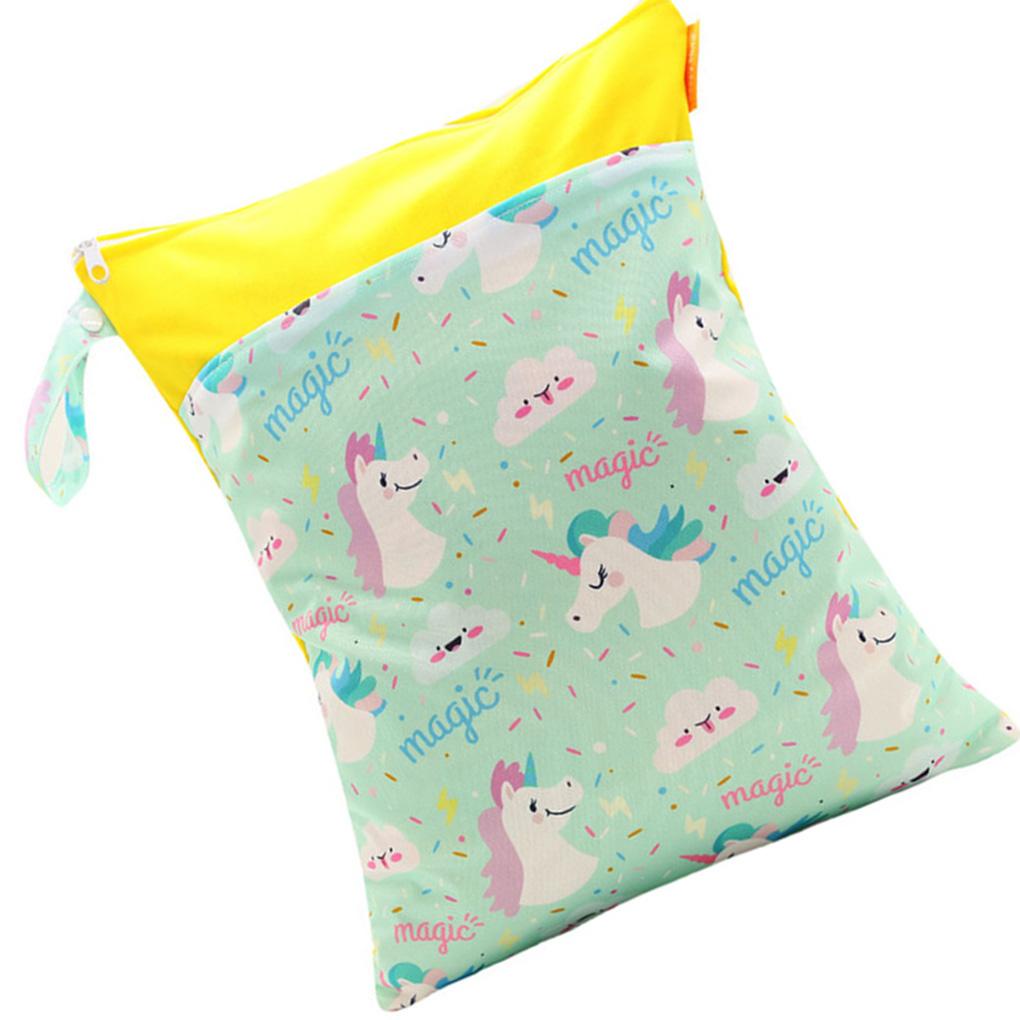 Túi Đựng Tã Ướt 30 * 40CM Chống Thấm Nước Có Thể Tái Sử Dụng