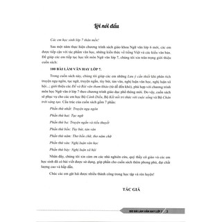 Sách - 100 Bài Làm Văn Hay Lớp 7 (ND)