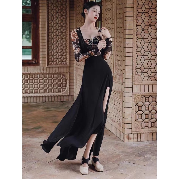 Trang Phục Biểu Diễn Nhảy Múa Phong Cách Trung Hoa Cổ Điển Quyến Rũ Cho Nữ