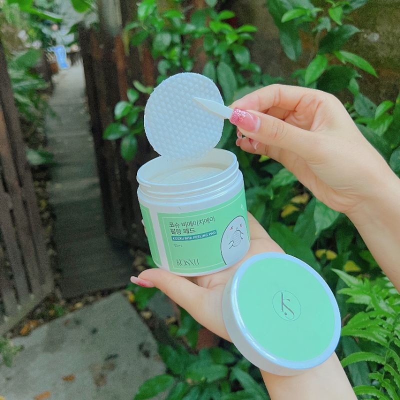 Bông lau mụn cám, mụn đầu đen Kosxu tẩy sạch lỗ chân lông lấy đi tế bào chết tái tạo da hư tổn da mịn màng căng bóng