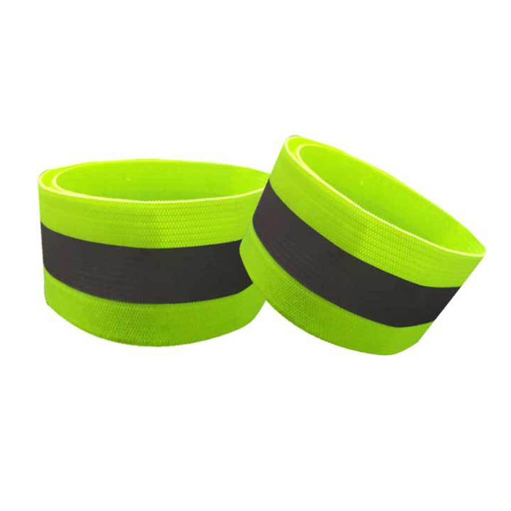 Set 2 Băng Đeo Cánh Tay Phản Quang Co Giãn Hỗ Trợ Luyện Tập Thể Thao