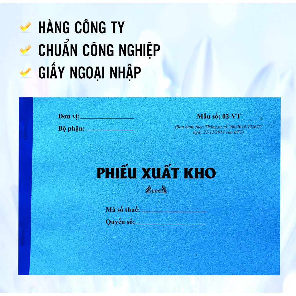 PHIẾU XUẤT KHO
