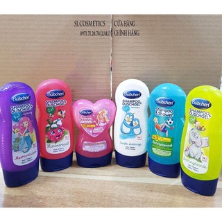 Sữa tắm gội cho bé - Sữa tắm cho trẻ sơ sinh Bubchen đủ hương 230ml nội địa Đức