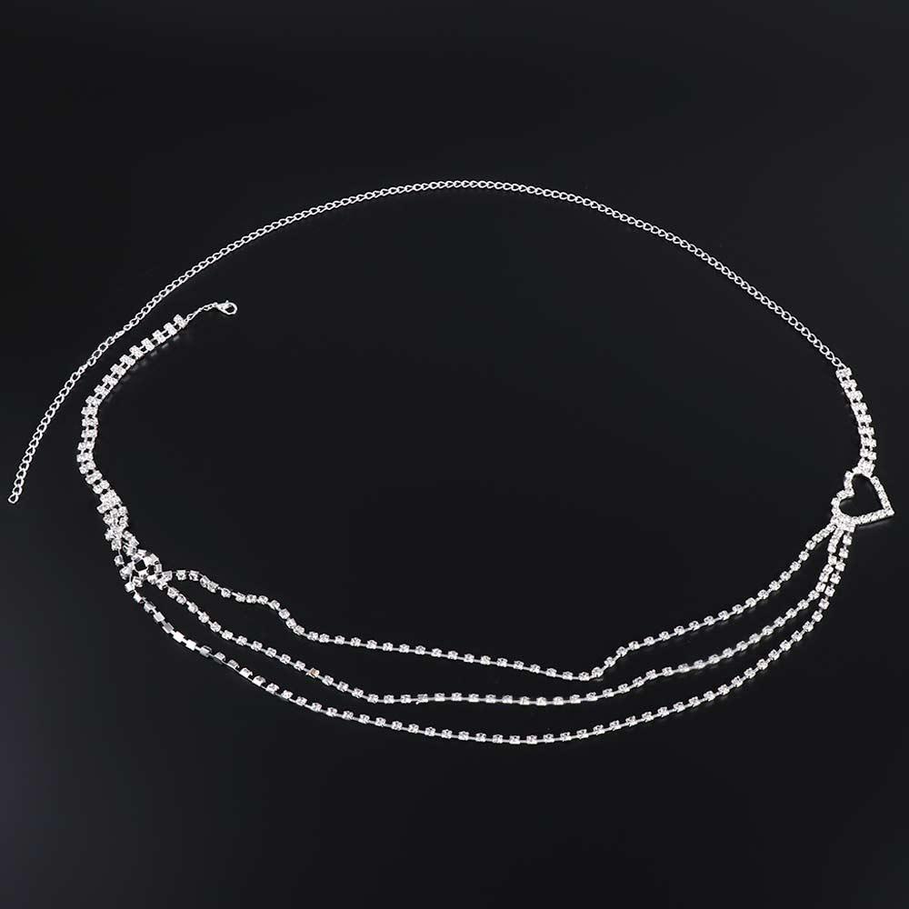 Thắt Lưng Dây Xích Hình Ngôi Sao / Trái Tim Thanh Lịch Gợi Cảm Cho Nữ