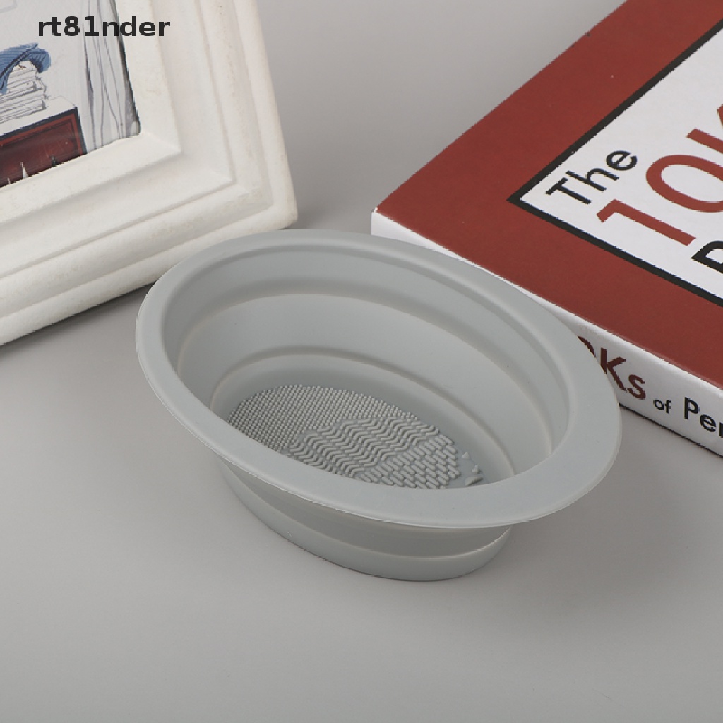 Dụng Cụ Silicone Vệ Sinh Cọ Trang Điểm Gấp Gọn Tiện Lợi