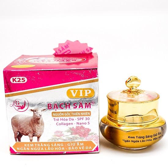 KEM BẠCH SÂM SÁNG DA - GIỮ ẨM - NGĂN NGỪA LÃO HÓA - BẢO VỆ DA 35GR (K-25)