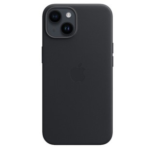 Apple iPhone 14 Leather Case with MagSafe - Midnight [Hàng chính hãng]