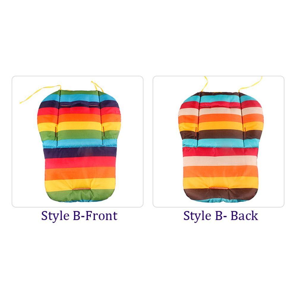 Đệm Lót Xe Đẩy Em Bé Mềm Mại Họa Tiết Cầu Vồng Dễ Thương