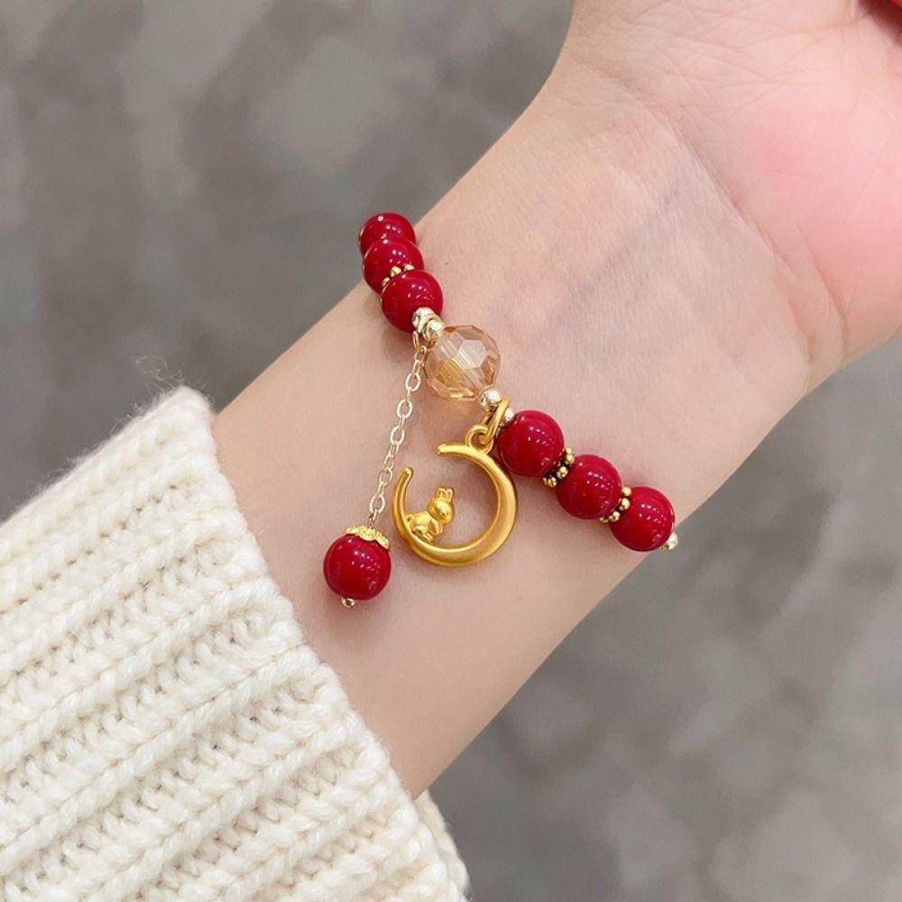 JARRED Vòng Đeo Tay May Mắn Phong Cách Cổ Điển Mừng Năm Mới Cho Nữ