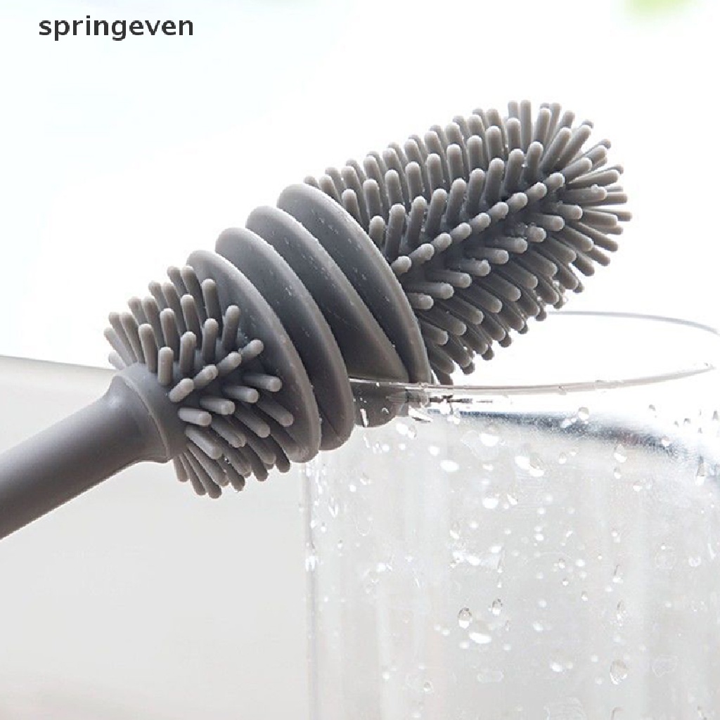 Cọ Vệ Sinh Bình Sữa Bằng Silicone Xoay 360 Độ Tiện Dụng