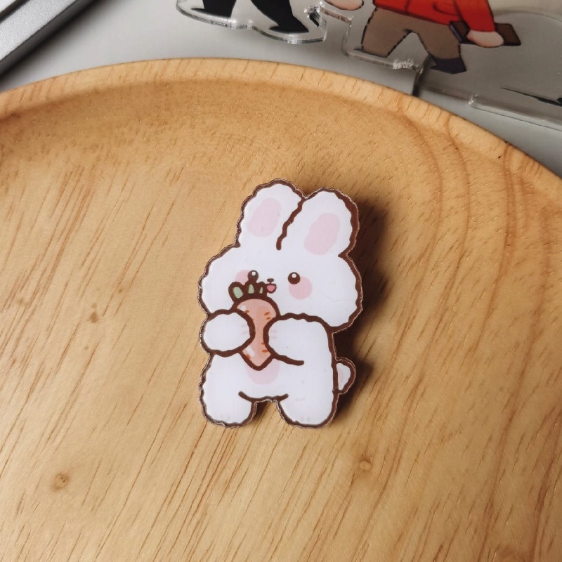 Sticker ghim cài trang trí balo túi ví xinh xắn dễ thương