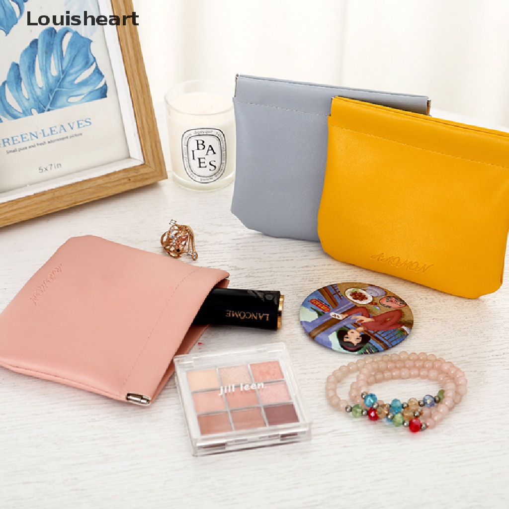 Ví Da Louisheart Mini Mềm Mại Đựng Tiền / Thẻ Tiện Dụng Cho Nữ