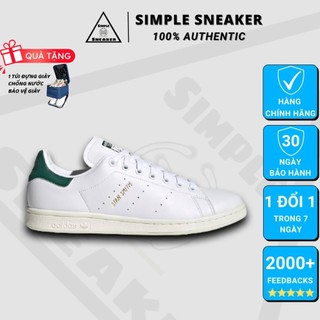 Giày Adidas Chính Hãng 💙FREESHIP💙 Adidas Stan Smith Vintage Green - Giày Stan Smith Gót Xanh Chuẩn Auth - Simple Sneaker