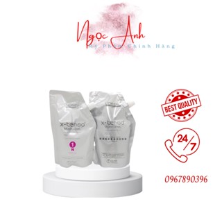 Cặp Thuốc Duỗi, Uốn Tóc Loreal X-Tenso Moisturist (400ml * 2 )