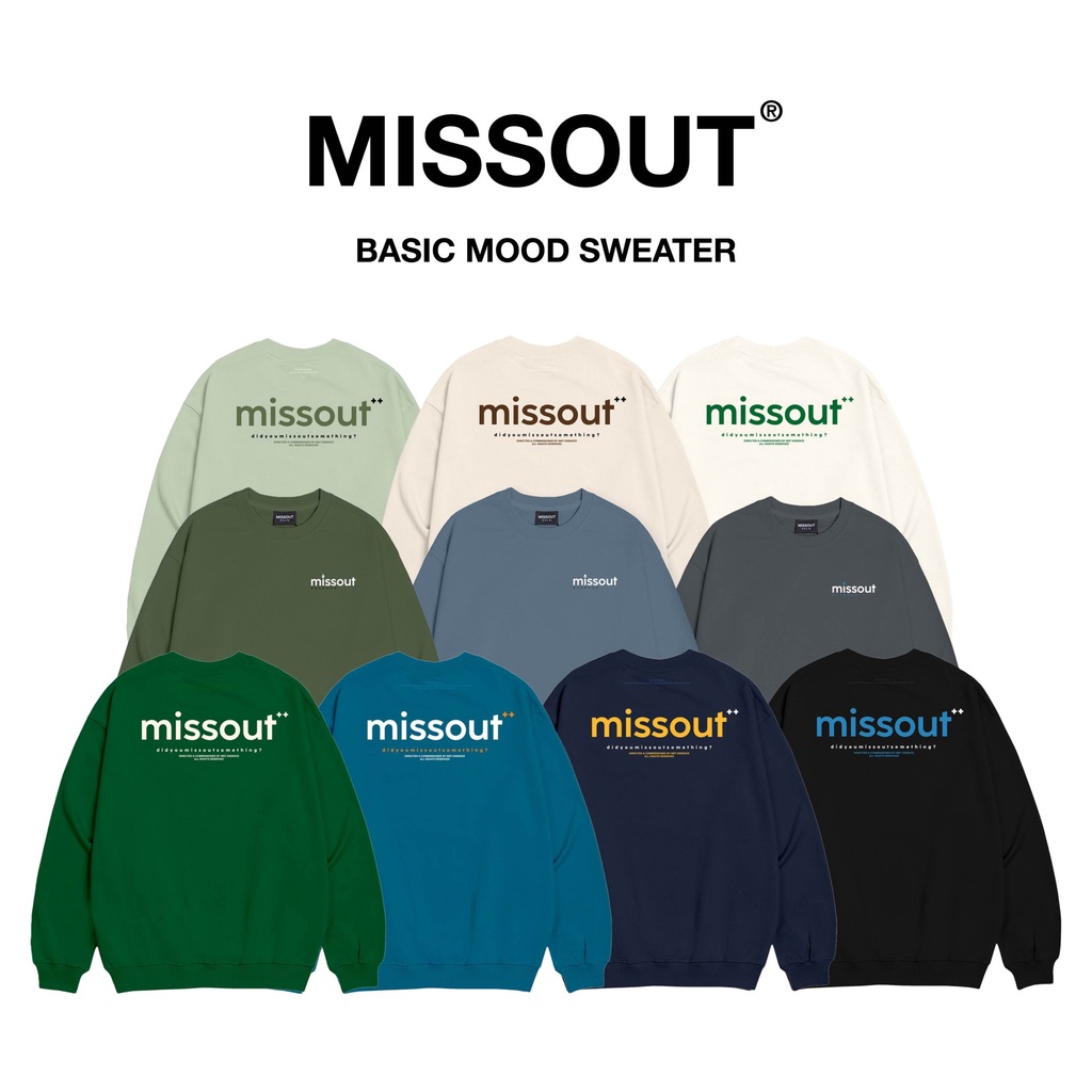ÁO KHOÁC MISSOUT MOOD SWEATER