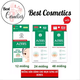 Miếng Dán Mụn Acnes Clear Patch 24 Miếng Và 48 Miếng