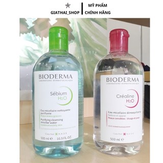 Nước tẩy trang bioderma h2o pháp