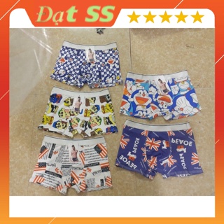 Quần sịp đùi nam boxer , Quần thun lạnh co dãn 4 chiều thoáng mát