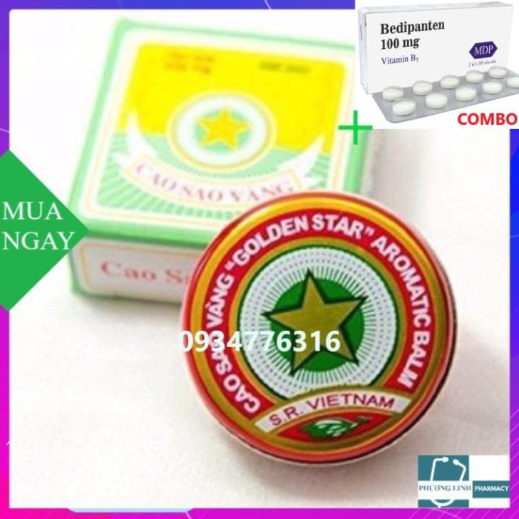 Combo Bedipanten 100mg +  CAO XOA CÚP VÀNG 10g