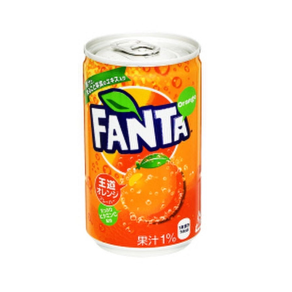 Nước ngọt Fanta vị nho, vị cam có ga 160ml, hàng nội địa Nhật