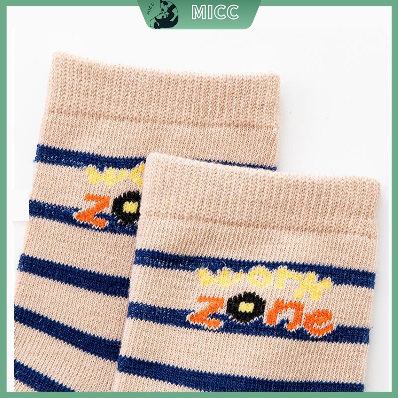 Set 5 Đôi Vớ Cotton Thoải Mái Dễ Thương Cho Bé 1-12 Tuổi