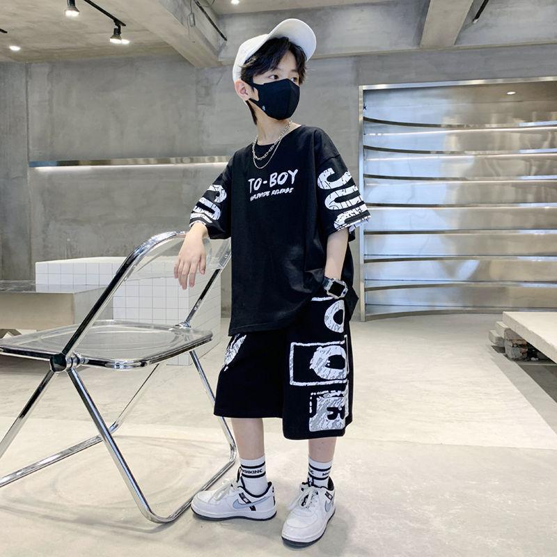 Bộ hiphop thể thao bé trai quảng châu năng động cá tính cho bé đi chơi Shushibaby