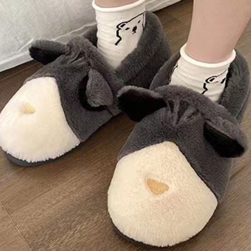 Dép Bông Đi Trong Nhà Chống Trượt Giữ Ấm Mùa Đông Cho Nữ