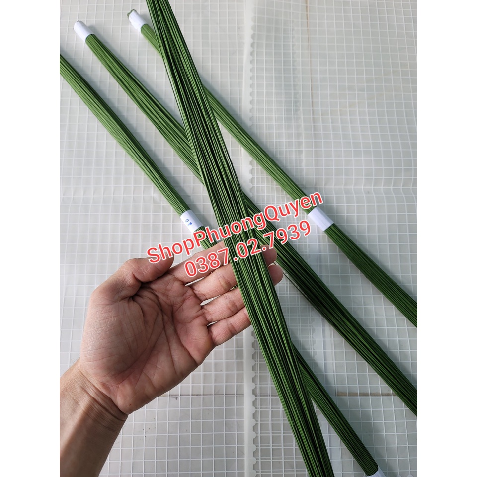 Kẽm giấy số 20,22, 24 l Bó 100 sợi 60cm