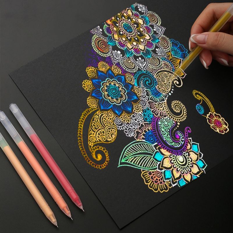 Bút kim tuyến 11 màu ghi thiệp, trang trí