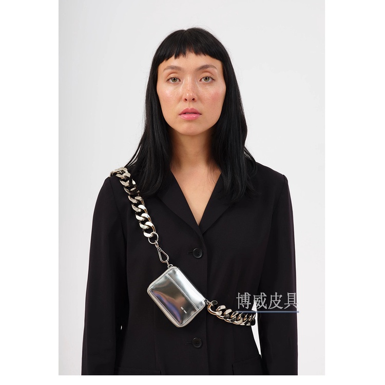 Túi Đeo Chéo Mini Phối Xích Kim Loại Dày Dặn Cao Cấp