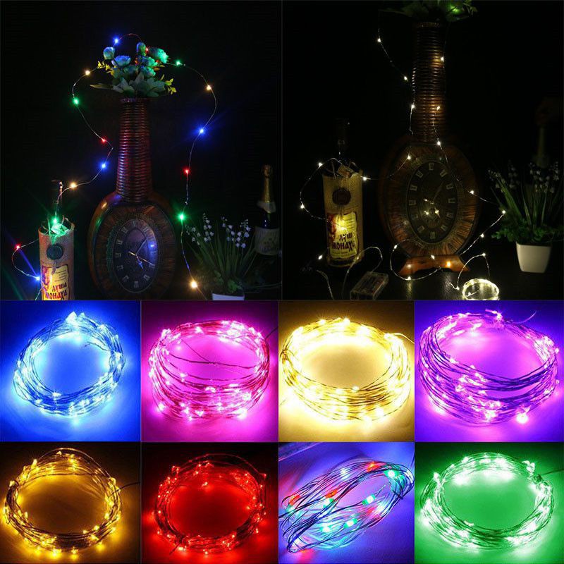 1 Dây Đèn led 1 / 2 / 3 / 4 / 5 / 10m Trang Trí Tiệc Cưới / Giáng Sinh