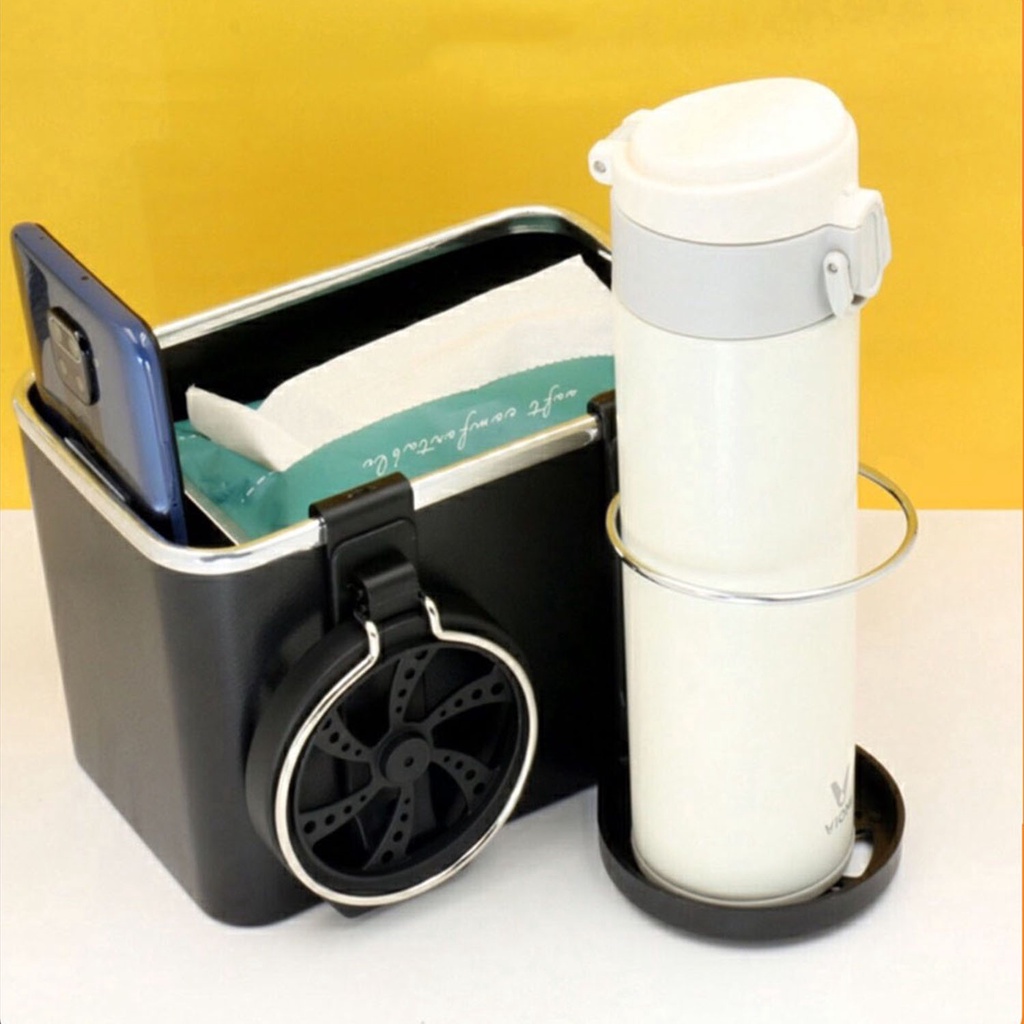 Hộp để đồ ô tô đa năng gắn tay tì ô tô Khay đựng cốc tiện dụng cho xe hơi 17