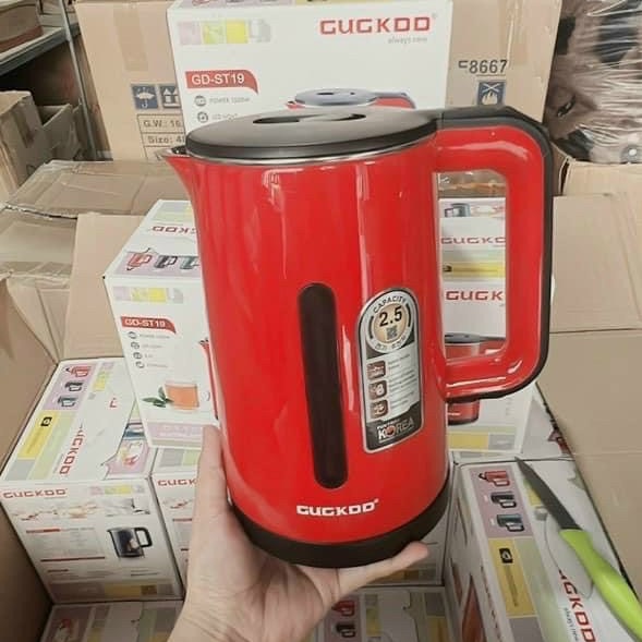 Ấm Siêu Tốc Cuckoo Ấm Đun Nước Siêu Nhanh Công Suất 1500w Ấm Đun Siêu Tốc Tay Cầm Chống Nóng Kèm Đèn Báo Khi Đun