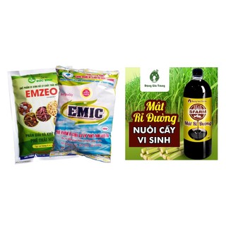 Bộ đôi Emzeo & Emic, mật rỉ đường Ủ phân đậu tương, phân cá, rác thải gia đình