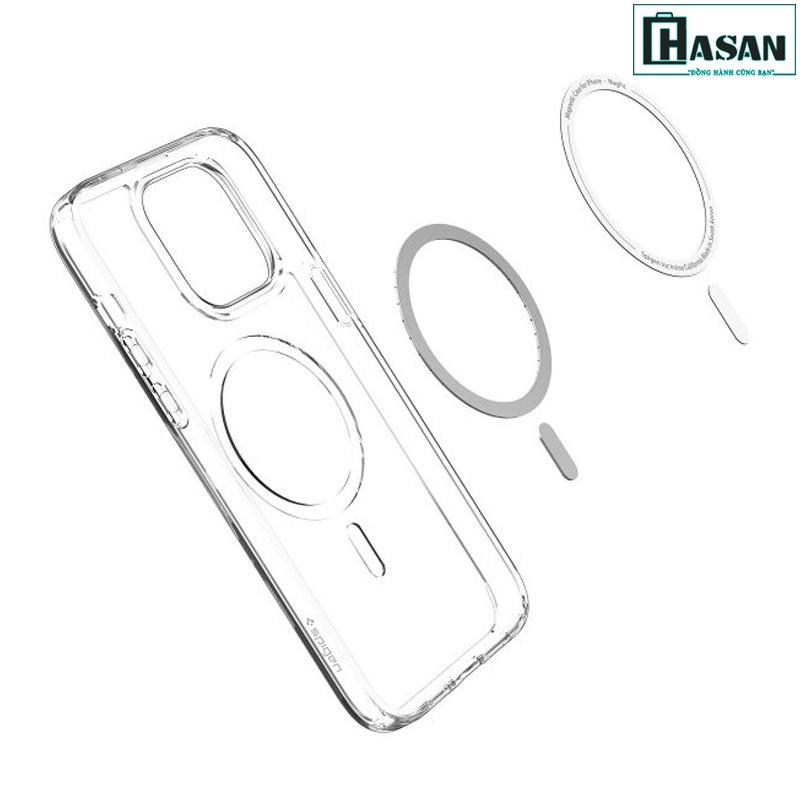 Ốp lưng Magsafe iPhone 14 Pro SPIGEN Crystal Hybrid Magfit