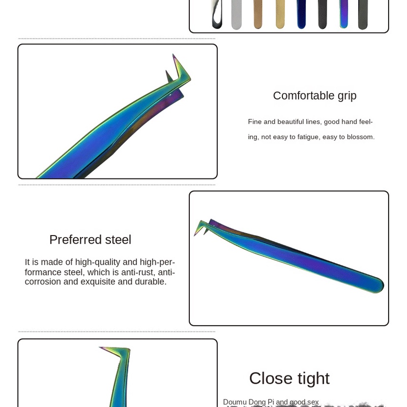 Kẹp Bấm Mi Dạng Xịt Nhiều Màu Sắc Độ Chính Xác Cao