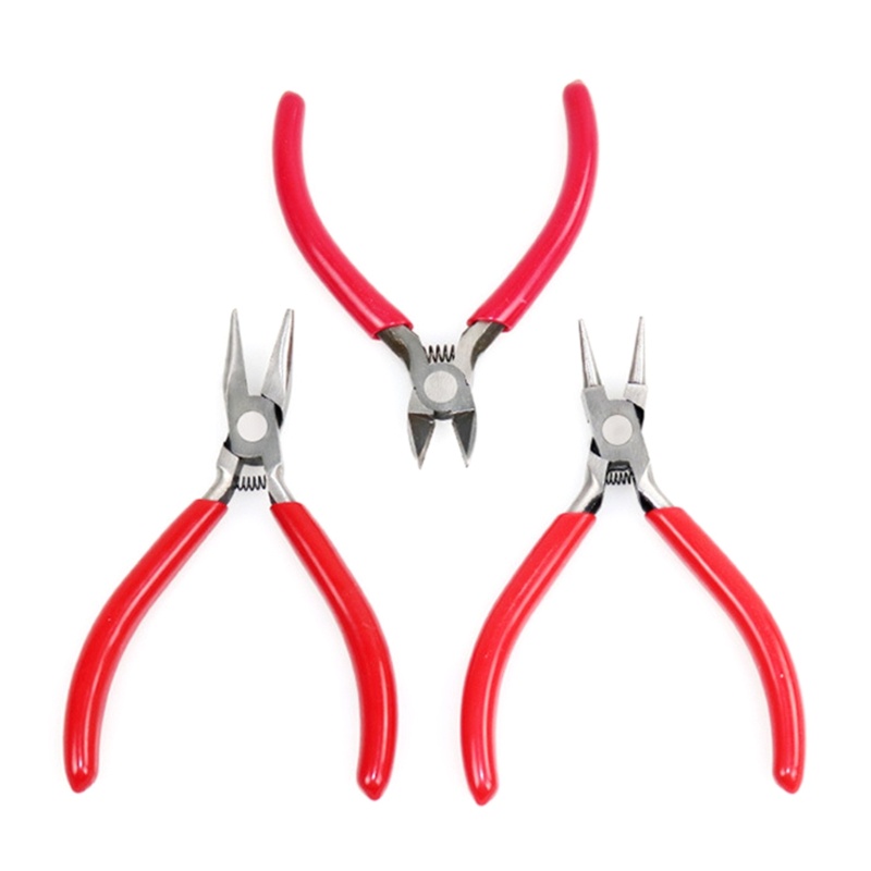 Kìm Mũi Tròn Bằng Kim Loại Mini Dùng Để Cắt Trang Sức DIY