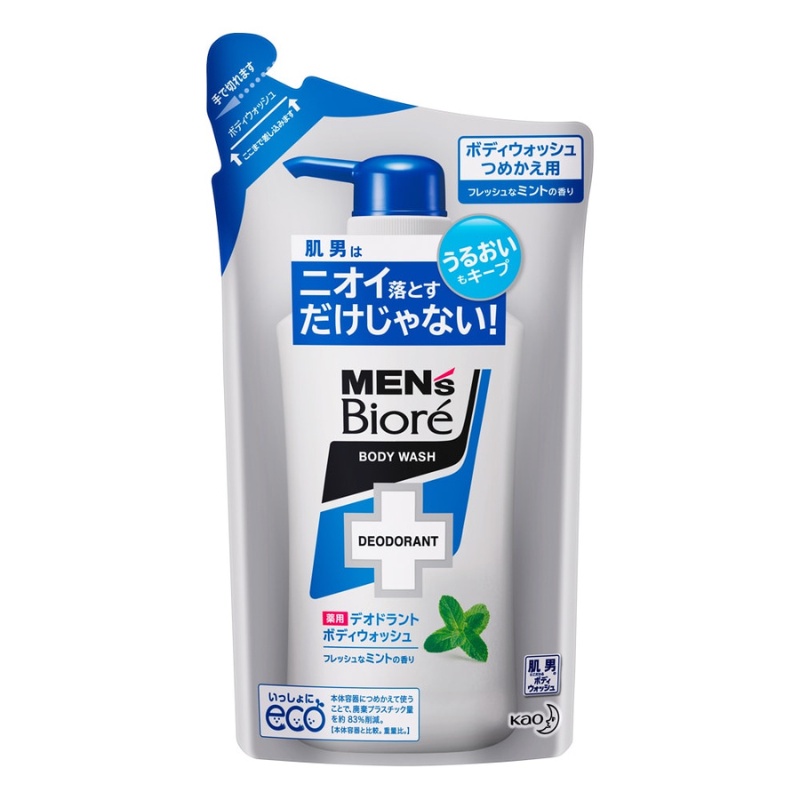 Sữa Tắm Khử Mùi Men's Biore Bạc Hà Mát Lạnh 440ml