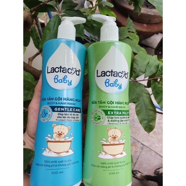Sữa Tắm Gội Hàng Ngày Cho Bé Lactacyd Baby - 500ml